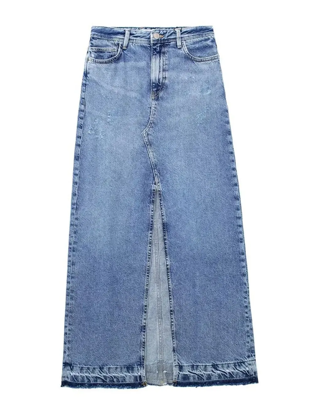 Zoey Denim Midi Skirt